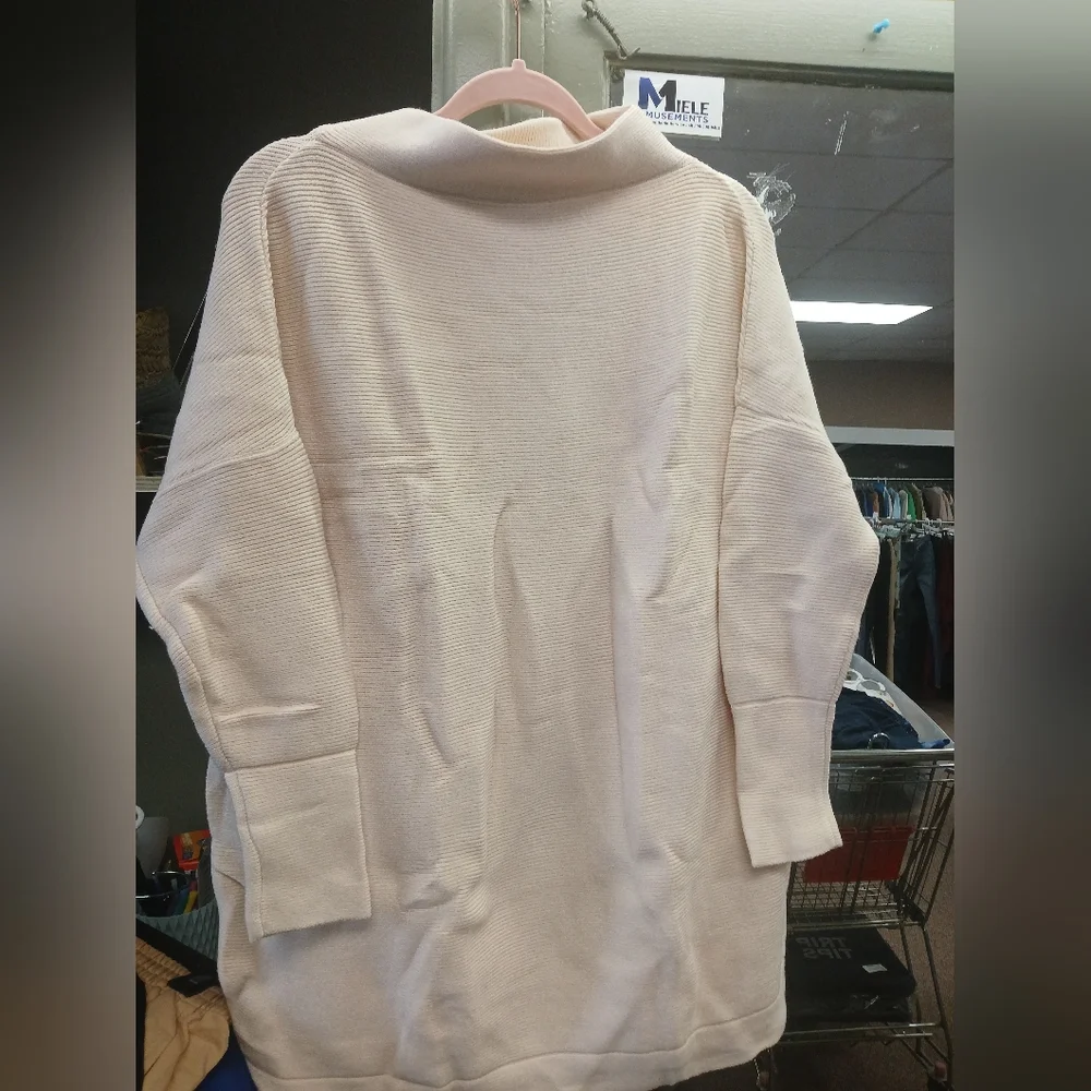 ANRABESS Women Oversized Casual Loose Turtleneck Long Sleeve sweater dress - Picture 7 of 10